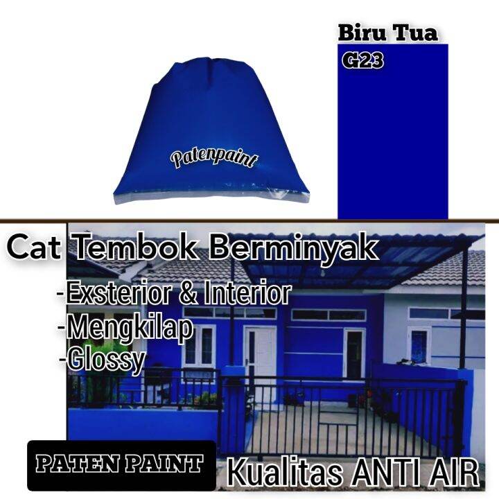 cat tembok warna biru / cat tembok kiloan anti luntur / cat tembok 1 kg