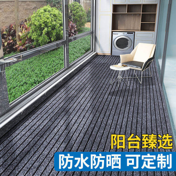 Balcony Floor Mat Waterproof Sunscreen Carpet Outdoor Terrace Courtyard