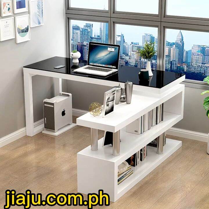 Rotating Computer Table Corner Desk Desktop Writing Corner PC Table