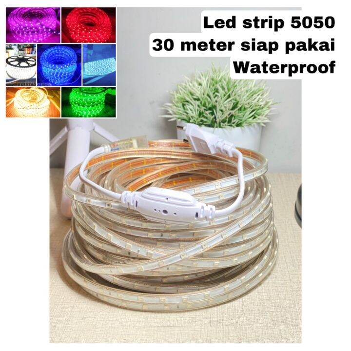 Lampu Led Strip 30 Meter Siap Pakai Lampu Hias Gypsum Selang | Lazada