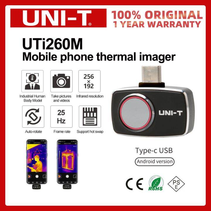 UNI-T Thermal Imager For Smart Phone UTI260M 256x192 Pixel ...