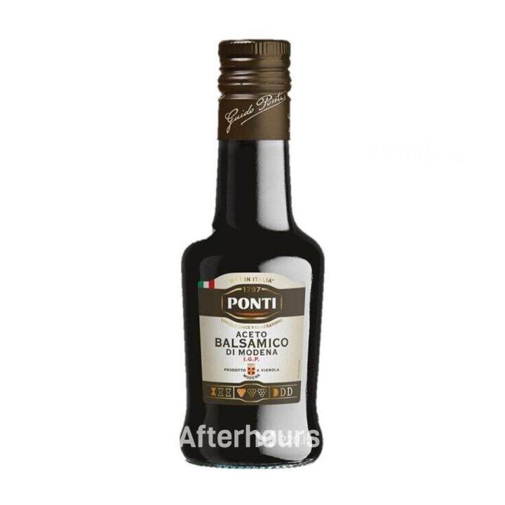 Balsamic vinegar Ponti "Aceto Balsamico Di Modena IGP" 250 ml Lazada