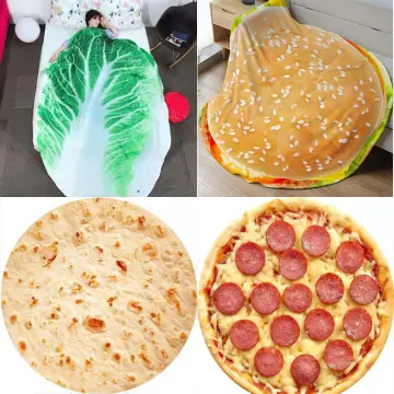 Pizza Blanket  Pepperoni Throw Blanket - Buy Online