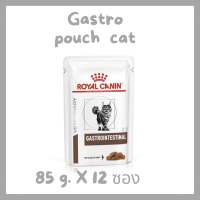 Royal canin Gastro pouch cat สำหรับแมวท้องเสีย 12 ซอง ซองละ 85 กรัม