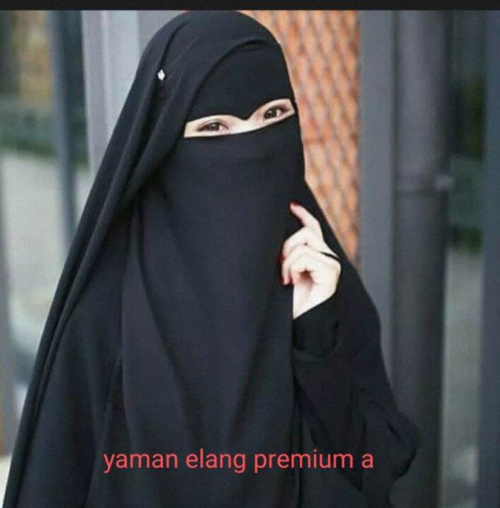 Niqab Cadar Yaman Elang Premium Lazada Indonesia