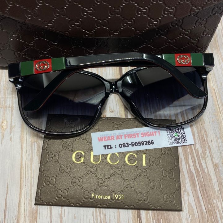 gucci-แว่นกันแดด-รุ่น-gg3551-gayjj-black-ของแท้100-รับประกันศูนย์1ปี-อุปกรณ์ครบ