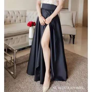 Buy Satin Long Skirt For Filipiniana online