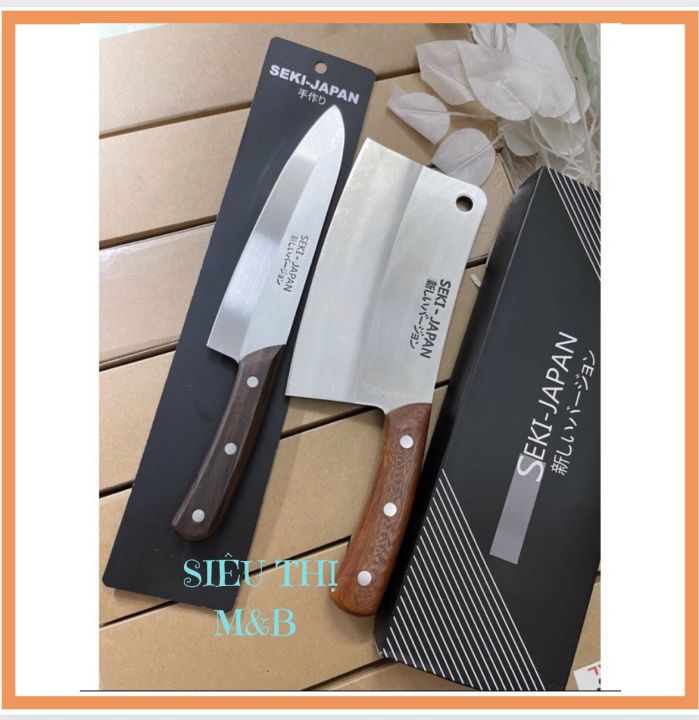 Bộ Dao Nhà Bếp SEKI JAPAN: Bộ dao Nhật 5 món của SEKI JAPAN có lưỡi dao được làm từ một hợp kim cứng và đẹp, giúp bạn cắt các nguyên liệu trở nên nhanh chóng và đơn giản hơn rất nhiều. Hãy trải nghiệm ngay trên hình ảnh.