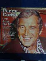 00495  Perry Como sings Jast for You แผ่นต้นฉบับเดิม แผ่นเสียง vinyl Lp 33rpm 12"สภาพกำลังฟังได้ดีได้รับการตรวจสอบ