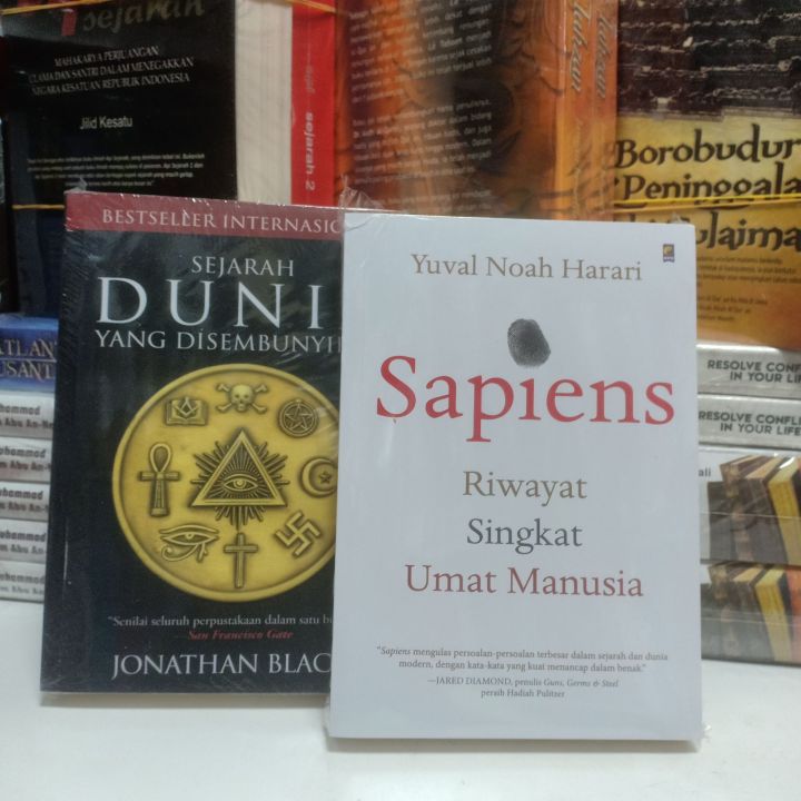 Paket Buku Sejarah Dunia Yang Disembunyikan Dan Sapiens Lazada Indonesia