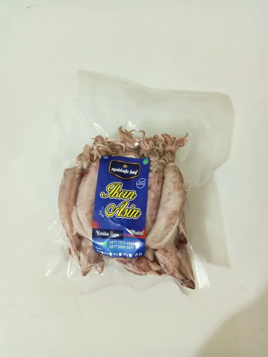 Cumi Asin Rebus Sotong Basah Kg Lazada Indonesia