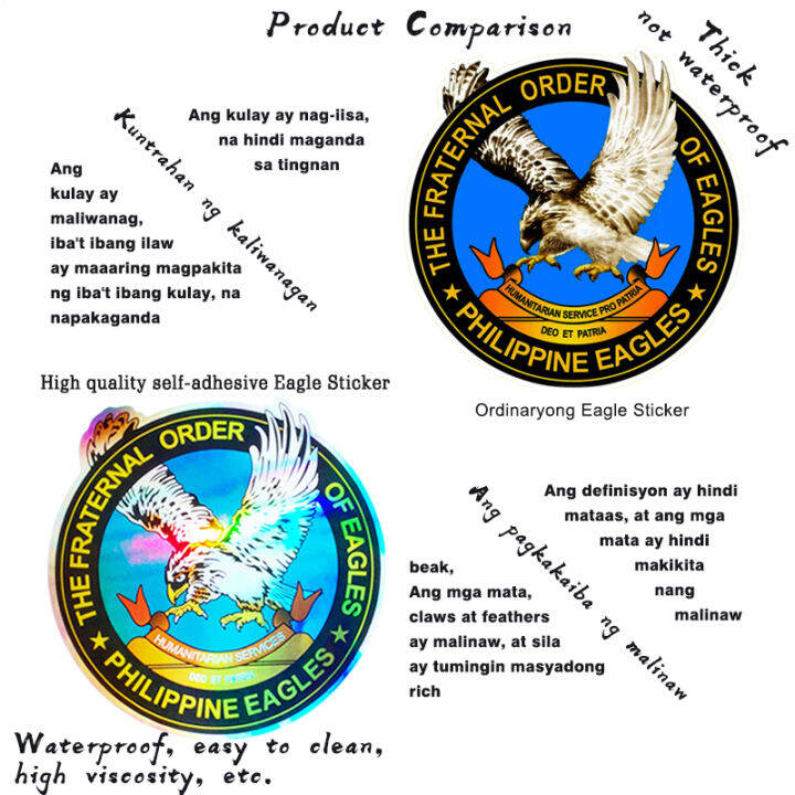 Wholesale TFOEPE Eagle Stickers Lazada PH
