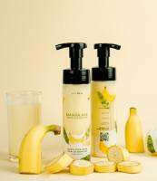 GADWELL Banana Milk Foaming Whip Body Wash 200ml วิปโฟมอาบน้ำสำหรับผิวแพ้ง่าย กลิ่นนมกล้วย