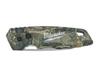 Milwaukee มีดพับฟันเลื่อยลายพรางระบบสปริงเปิด/ปิด FASTBACK CAMO SPRING ASSISTED KNIFE รุ่น 48-22-1535 แท้ 100%