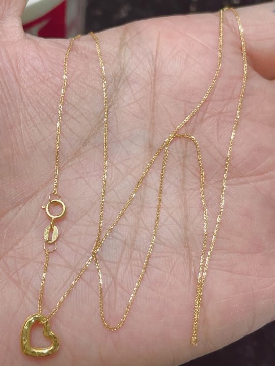 Pawnable K Saudi Gold Necklace Foxtail Chain Lazada Ph