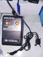 UNIVERSAL ADAPTER หม้อแปลงไฟปรับโวลท์ได้ DC1.5V-12V 1000mAh หัวแจ็ค 5หัว รุ่น TW-005