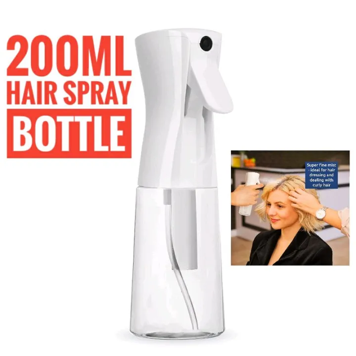 1 PIECES 200ml hair Mister Spray Bottle Continuous Pressurized 360 Fine