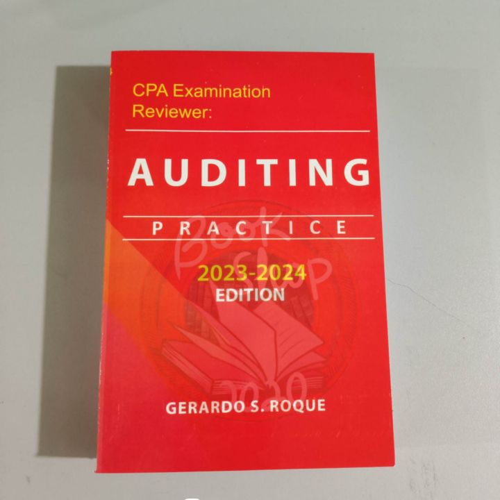 CPA Examination Reviewer AUDITING Problem 2023 2024 By Roque Lazada PH