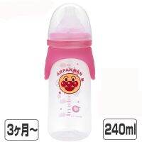 ขวดนม Anpanman ปากกว้าง 240ml Baby CROSS CUT สำหรับเด็ก 3 เดือนขึ้นก