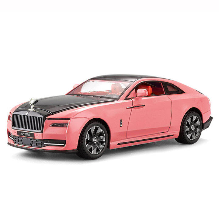 【RUM】124 Scale Rolls Spectre Royce Alloy Car Model Light & Sound