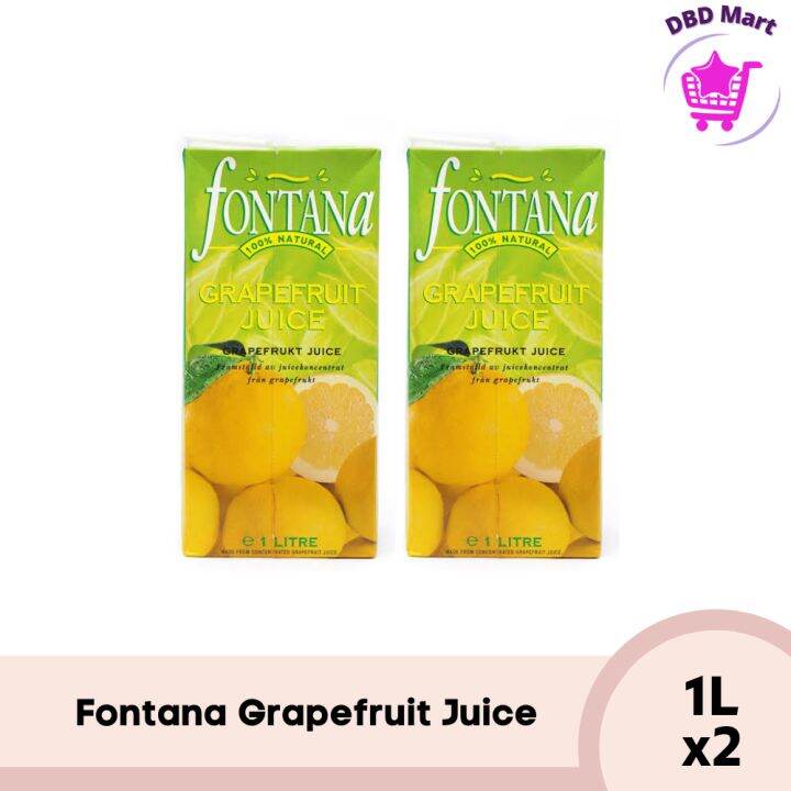 Fontana Grapefruit Juice 1L x2 Lazada PH