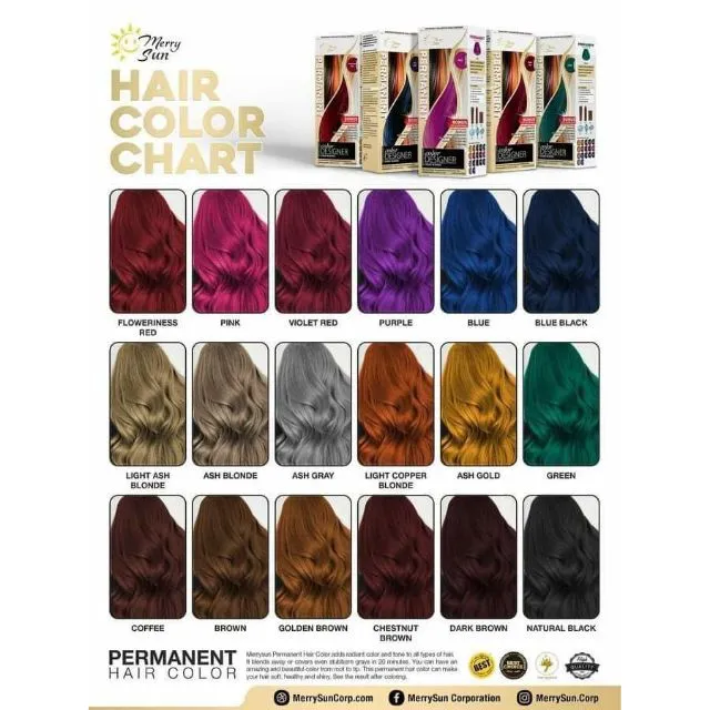 NEW!!!Merry Sun Permanent Hair Color!!!COD | Lazada PH