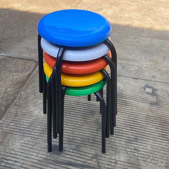 Small round Stool FRP Plastic Workbench Stool Assembly Line