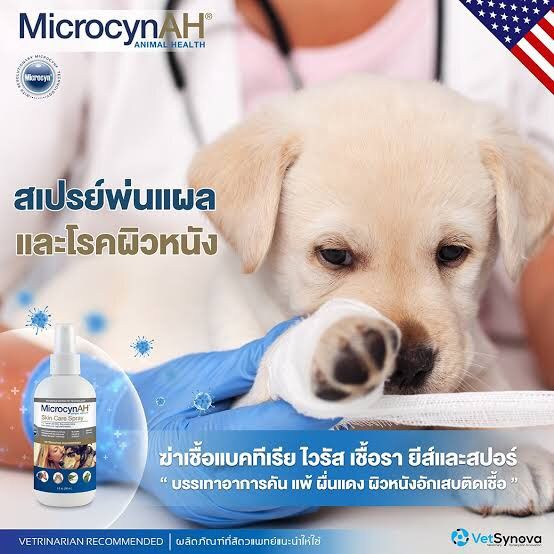 microcyn-ah-กำจัดฆ่าเชื้อแผลให้หายไวขึ้นใน2-3วัน-ได้ทั้งน้อนหมาและน้อนแมว