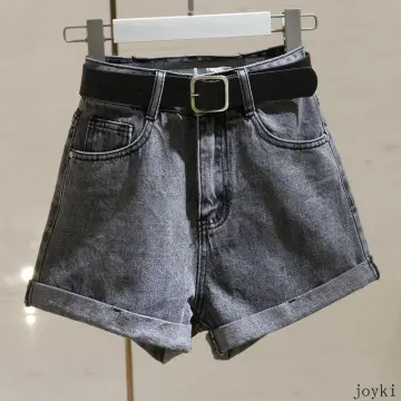 Denim Shorts for Women High Waist Solid Summer 2021 New Korean