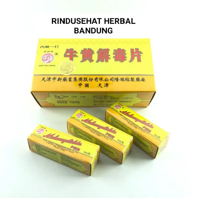 NIU HUANG CHIEH DU PIEN (per botol) / OBAT PANAS DALAM | Lazada Indonesia