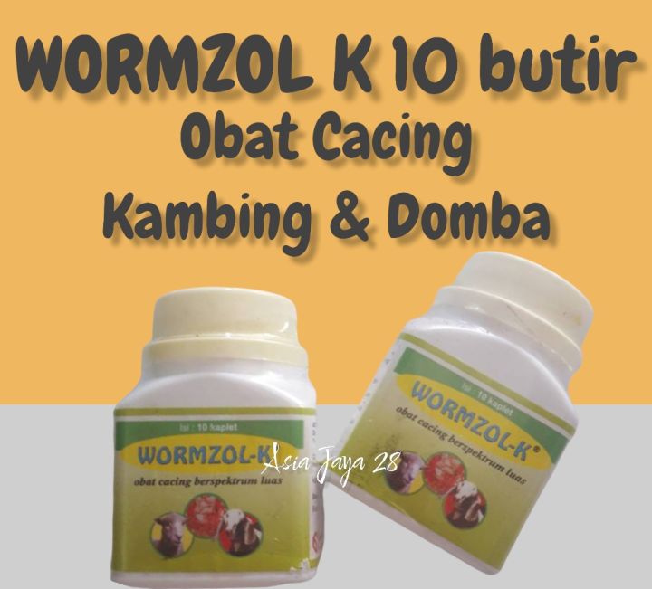 Wormzol K Isi 10 Butir (Obat Cacing Kambing & Domba) | Lazada Indonesia