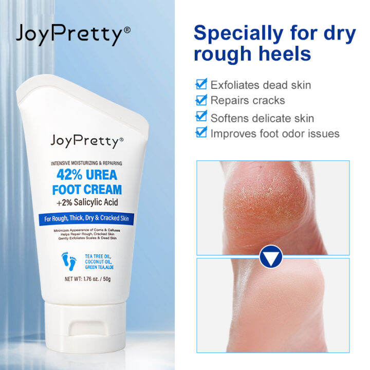JoyPretty Foot Care Cream Heel Chapped Cracked Exfoliator Feet Skin Repair Treatment Anti Dry