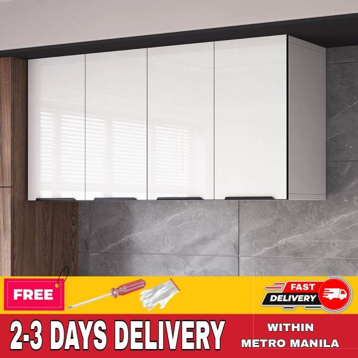 MMF14 GLOSSY Wall Mount Hanging Kitchen Hanging Bathroom Cupboard Storage