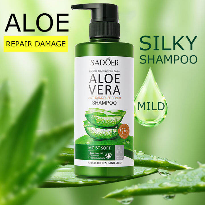 Aloe Vera Moisturizing Degreasing Shampoo Longlasting Fluffy