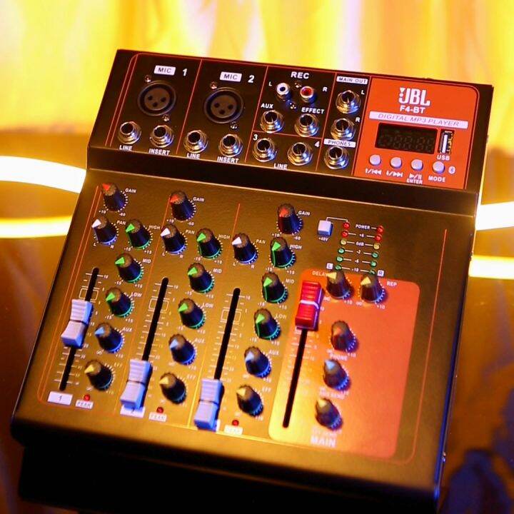 JBL/Yamaha F7/F4 4Channel Mixer Original With Bluetooth USB