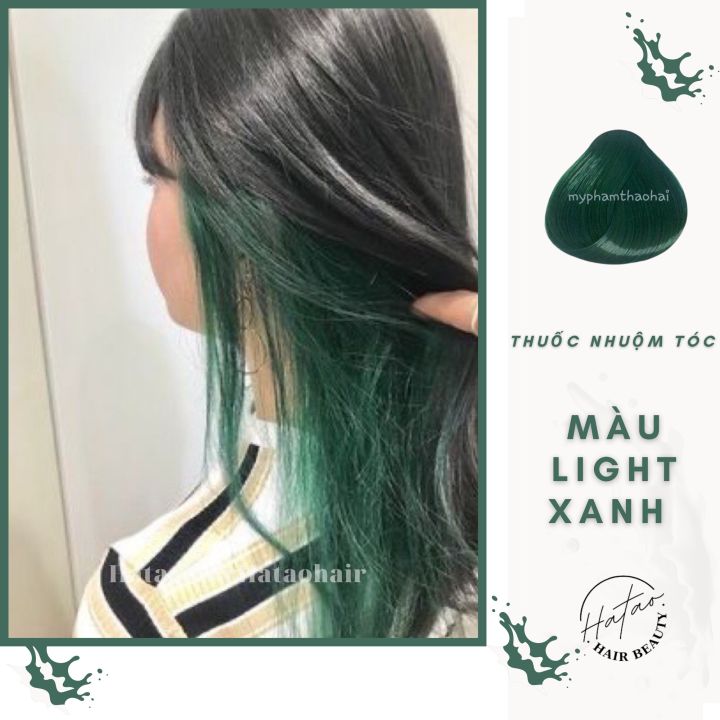 Thuốc nhuộm tóc Light Xanh (K99) mang đến cho bạn một màu sắc độc đáo và nổi bật. Hãy xem hình ảnh liên quan để thấy những kiểu tóc được nhuộm bằng loại sản phẩm đặc biệt này.