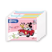 Kleenex Soft Pack Facial Napkins 50 Sheets x 6 Packs.คลีเน็กซ์ ดิสนีย์ เช็ดหน้า 50 แผ่น แพ็ค 6 ห่อ