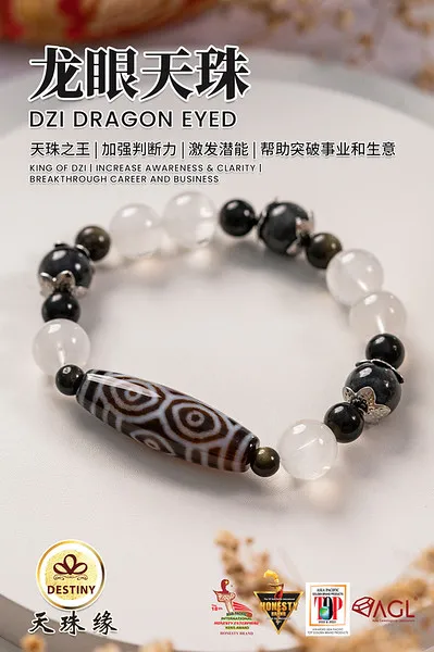 龙眼天珠DRAGON EYE DZI 天珠之王KING OF DZI | Lazada