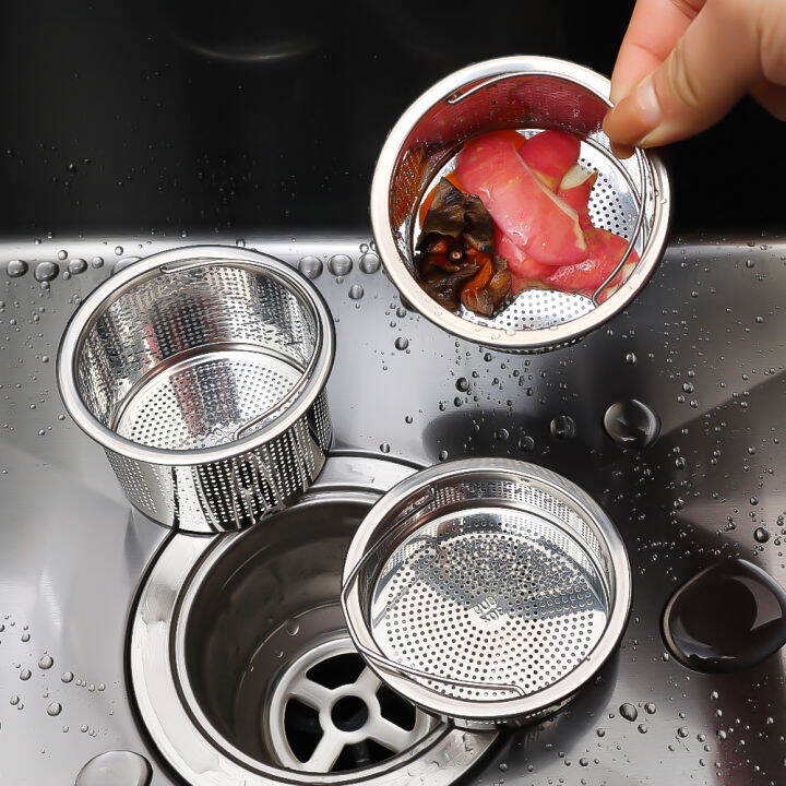 Anglebabylife Kitchen Sink Filter Stainless Steel Mesh Sink Strainer ...