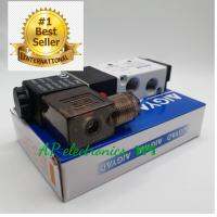 solenoid valve 4v210-08 AC220v 24vdc 12vdc ของใหม่ รับประกัน