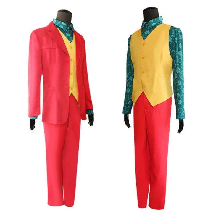 Joker Joker Phoenix DC Movie Clown Costume Cos Halloween Cosplay ...