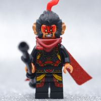 ????????? -  Evil Macaque Black Armor 80033 Monkie Kid - LEGO เลโก้ มินิฟิกเกอร์ ตัวต่อ ของเล่น