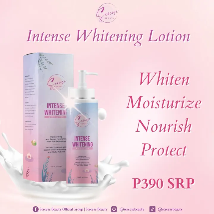 SEREESE BEAUTY | INTENSE WHITENING LOTION | Lazada PH