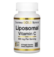 California Gold Nutrition Liposomal Vitamin C 250 mg, 60 Veggie Capsules