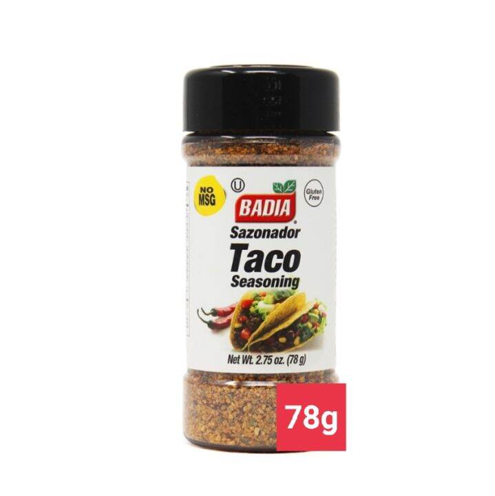 Badia Taco Seasoning 78g Lazada PH