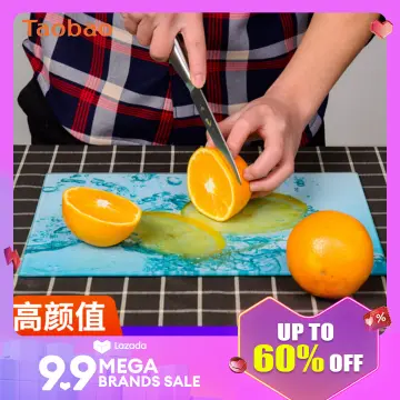 Fruit Large Tempered Glass Cutting Board