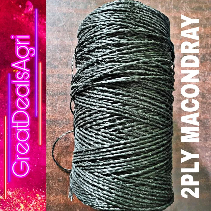 2PLY MACONDRAY BANANA TWINE FOR TRELLISES AND HOLDINGS (1 ROLL) APPROX