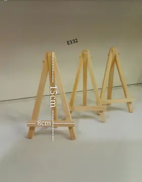 Mini Wood Display Easel, 40pcs, Perfect For Displaying Small