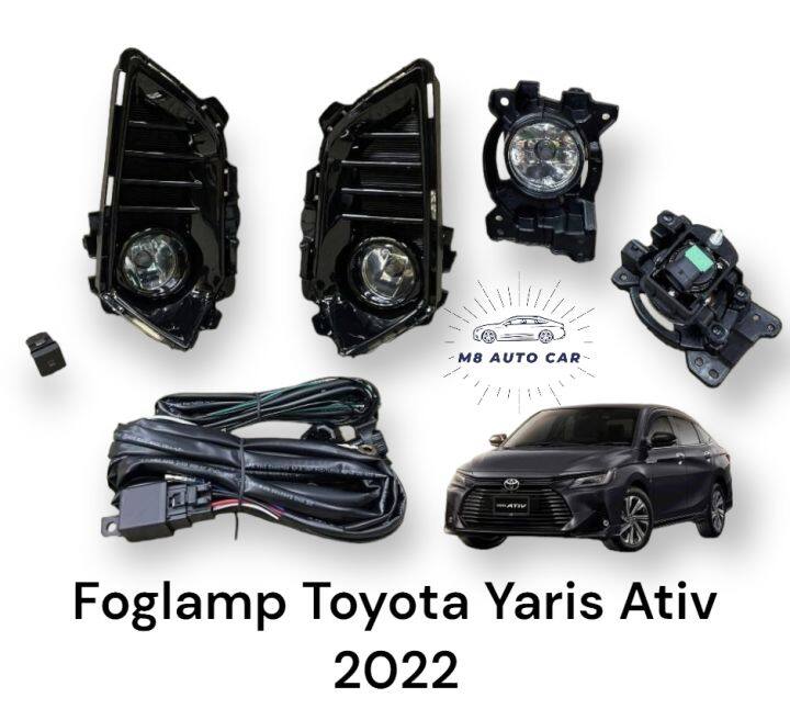 ไฟตัดหมอก-ไฟสปอร์ตไลท์-yaris-ativ-2022-2023-foglamp-toyota-new-yaris-ativ-led