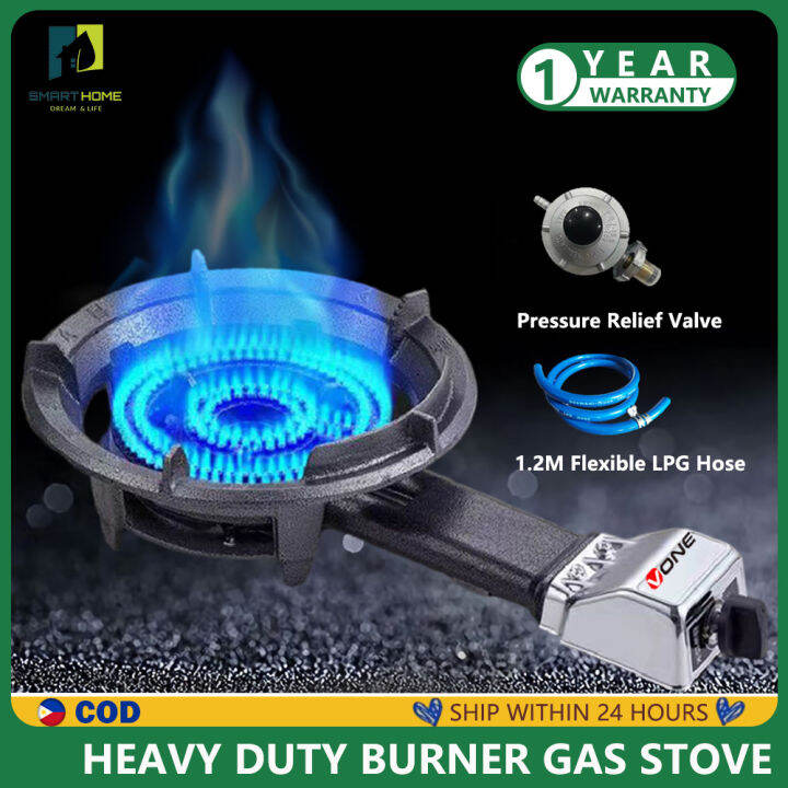 Burner Gas Stove Heavy Duty Single Burner Auto matic Ignition Gas Stove Cast Iron Heavy Duty gas